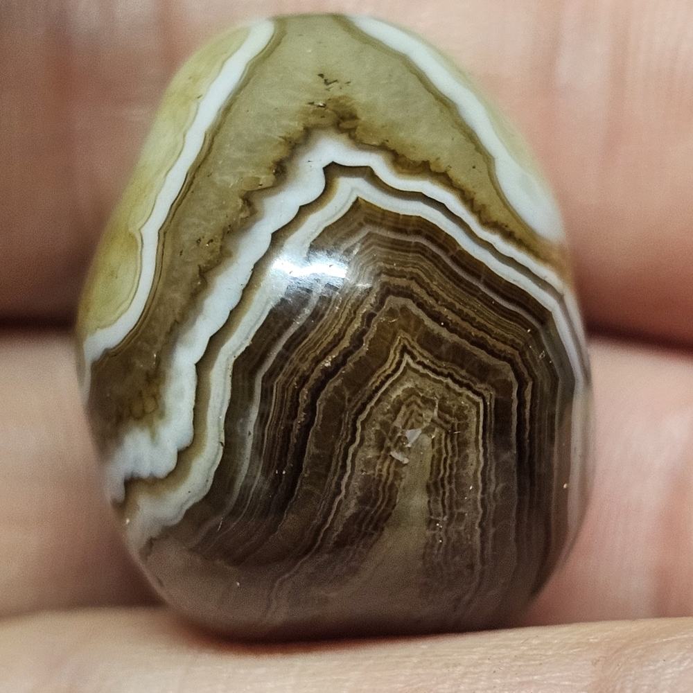 Natural Polished Banded Lace Agate